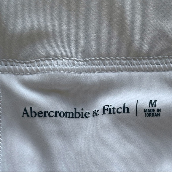 Abercrombie & Fitch Pleated Traveler Skort Tennis Skirt in White Women’s Medium - Picture 7 of 8